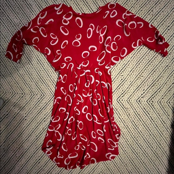 Vintage red dress, fits like a medium. - Picture 2 of 2